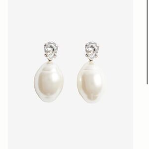 Classic Pearl & Crystal Earrings